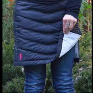 CHICKED Down-insulated Winter Outdoor Skirt comfy warm cozy - XXS